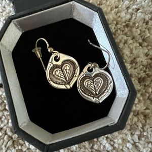 Brighton “Wings of Faith” silver earrings